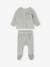 Pack of 2 newborn long-sleeved pyjamas sage green 