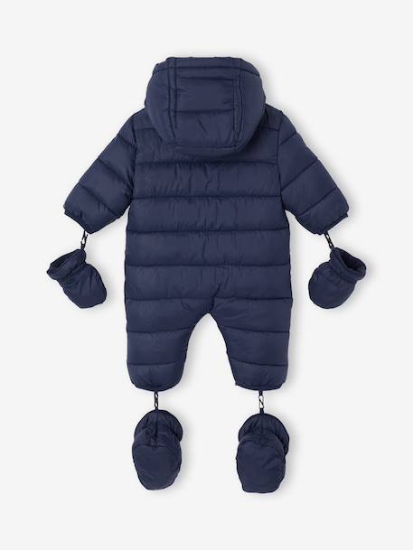 Newborn pramsuit navy blue 
