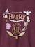 Christmas sweatshirt Harry Potter for girls plum 