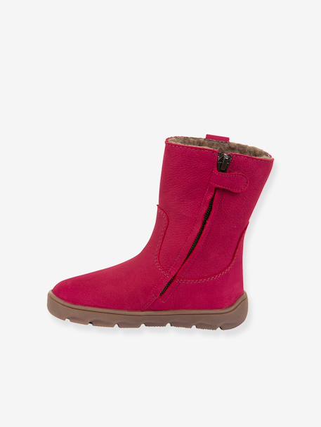 Barefoot boots for girls BAREFOOT ZERU TEX FRODDO blush+fuchsia 