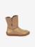 Barefoot TEX SUEDE FRODDO children's boots black+bordeaux red+gold+grey 