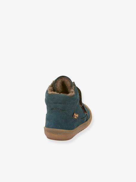 Children's OLLIE WOOL TEX FRODDO boots caramel+night blue+petrol blue 