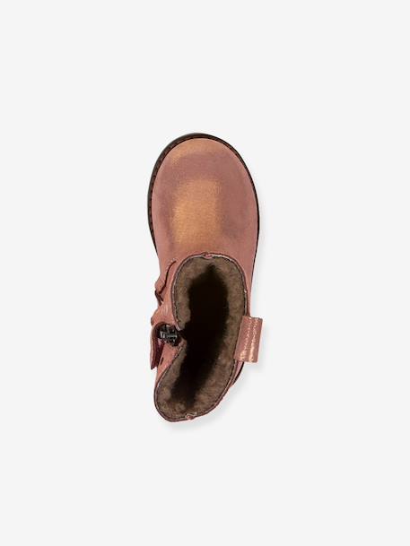 Girls' MAXINE TEX FRODDO boots blush+bordeaux red 