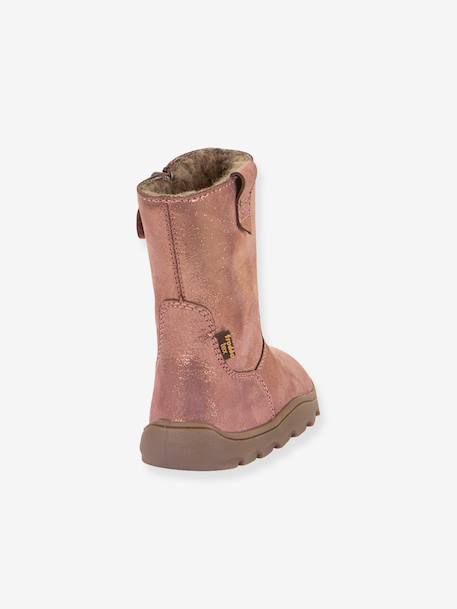 Barefoot boots for girls BAREFOOT ZERU TEX FRODDO blush+fuchsia 