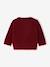 Knitted jumper for baby boys red 