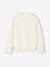 Christmas knitwear with long sleeves for girls ecru 