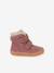 Girls' MINNI SUEDE FRODDO boots fuchsia+old rose+petrol blue 