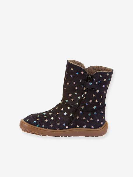 Barefoot boots for girls BAREFOOT TEX SUEDE Froddo night blue 