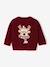 Knitted jumper for baby boys red 