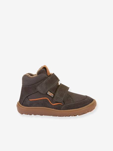 Barefoot TEX WOOL FRODDO children's boots blue+slate grey 