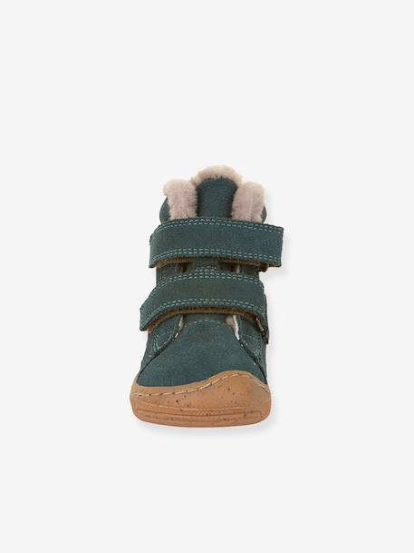 Girls' MINNI SUEDE FRODDO boots fuchsia+old rose+petrol blue 