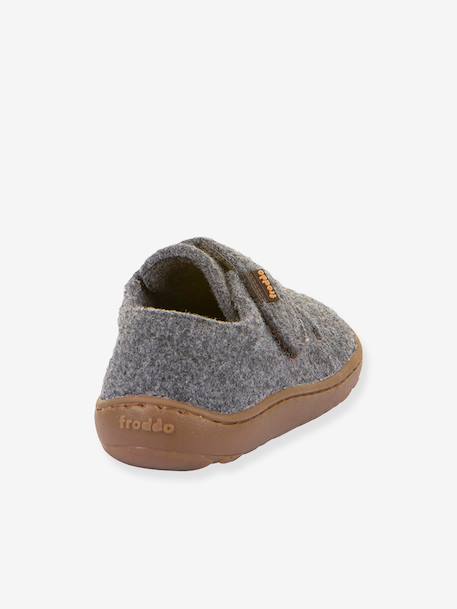 Barefoot slippers for children BAREFOOT WOOLY Froddo beige+denim blue+fuchsia+green+marl grey+marl pink+night blue+red 