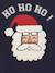 Christmas long-sleeved T-shirt for boys navy blue 