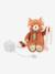 Musical red panda soft toy KALOO orange 