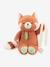 Musical red panda soft toy KALOO orange 