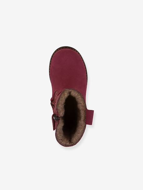 Girls' MAXINE TEX FRODDO boots blush+bordeaux red 