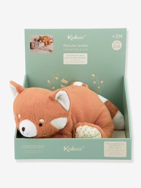 Weighted red panda soft toy KALOO orange 