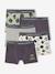 Pack of 5 Minecraft boxer shorts for boys anthracite 