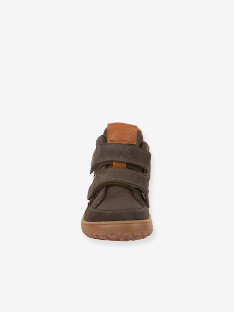 Barefoot TEX WOOL FRODDO children's boots blue+slate grey 
