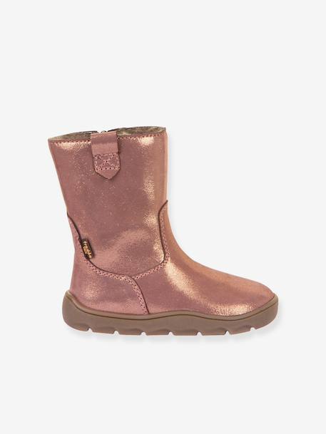 Barefoot boots for girls BAREFOOT ZERU TEX FRODDO blush+fuchsia 