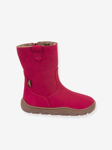 Barefoot boots for girls BAREFOOT ZERU TEX FRODDO blush+fuchsia 