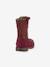 Girls' MAXINE TEX FRODDO boots blush+bordeaux red 