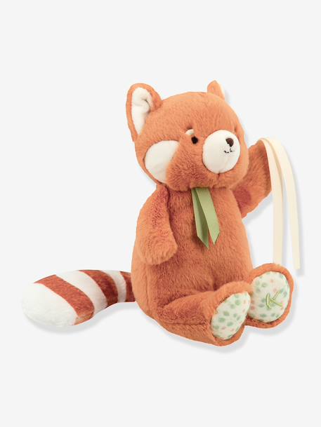 Musical red panda soft toy KALOO orange 