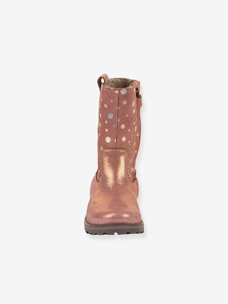Girls' MAXINE TEX FRODDO boots blush+bordeaux red 