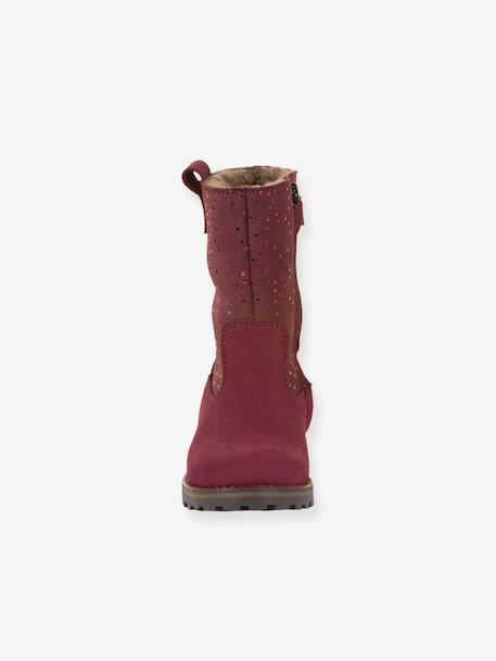 Girls' MAXINE TEX FRODDO boots blush+bordeaux red 