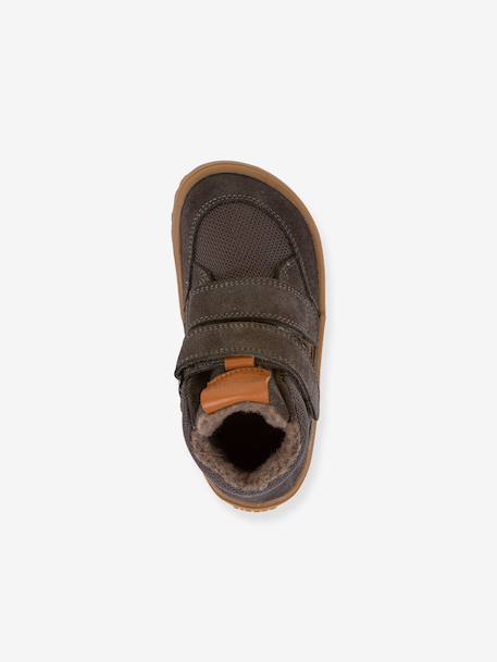 Barefoot TEX WOOL FRODDO children's boots blue+slate grey 