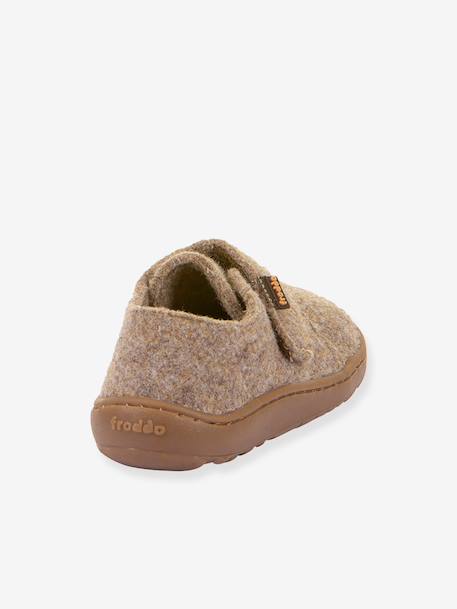 Barefoot slippers for children BAREFOOT WOOLY Froddo beige+denim blue+fuchsia+green+marl grey+marl pink+night blue+red 