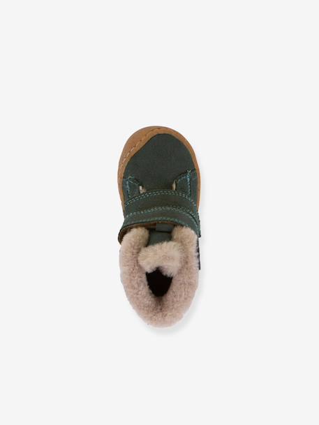 Girls' MINNI SUEDE FRODDO boots fuchsia+old rose+petrol blue 