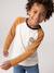Long-sleeved T-shirt for boys bordeaux red+ochre+sage green 