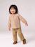 Long-sleeved T-shirt for baby girls sage green+vanilla 