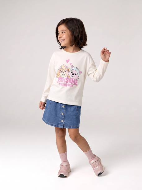 Long-sleeved T-shirt Paw Patrol for girls ecru 