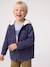 Hooded shirt for boys deep blue 