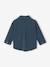 Long-sleeved overshirt for baby boys peacock blue 