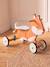 FSC 100% wooden fox ride-on toy orange 