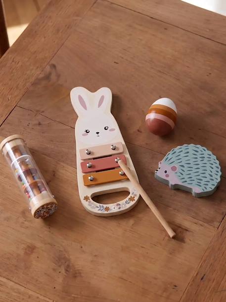 Musical Activities Set in FSC® Wood, Tanzania rose+wood 