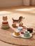 FSC100® wooden early learning toy gift set caramel 