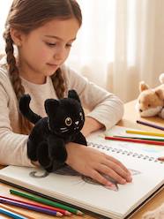 Black cat plush slap band