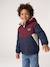 Hooded jacket for boys bordeaux red 