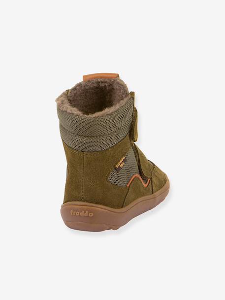 Barefoot TEX WINTER FRODDO children's winter boots black+bordeaux red+denim blue+lilac+night blue+olive+slate grey+violet 