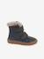 BAREFOOT FURRY FRODDO children's barefoot boots bordeaux red+night blue 