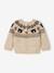 Knitwear jumper for baby boys marl beige 