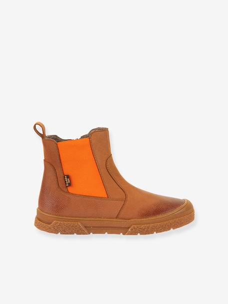 Children's PULSE TEX CHELYS WOOL FRODDO boots black+caramel+night blue 