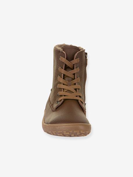 Barefoot TEX LACES FRODDO children's boots brown 