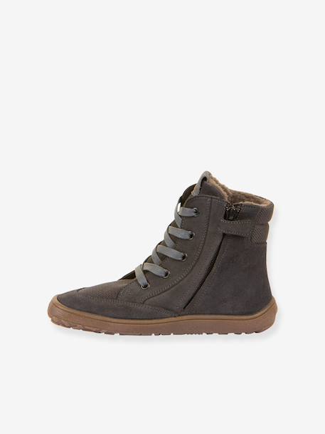 Barefoot boots for girls BAREFOOT TEX WOOL GROW Froddo slate grey 