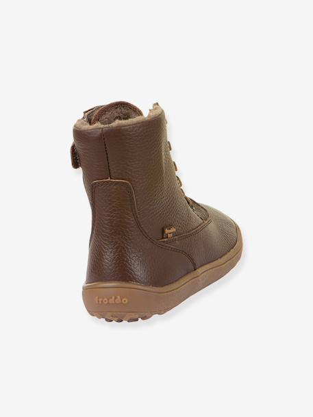 Barefoot TEX LACES FRODDO children's boots brown 
