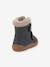 BAREFOOT FURRY FRODDO children's barefoot boots bordeaux red+night blue 